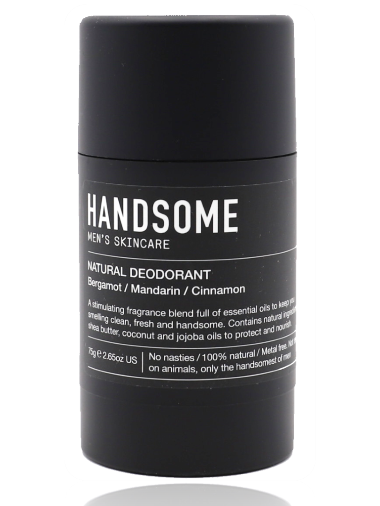 Handsome Men's Skincare natural deodorant, front of pack