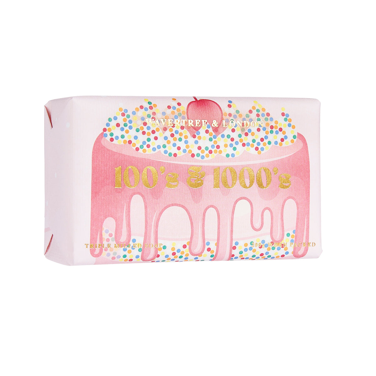 Wavertree and London 100's and 1000's soap bar, wrapped with top foil