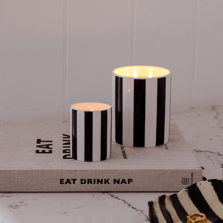 Moss St Jasmine, Amber and Saffron candle, styled photo