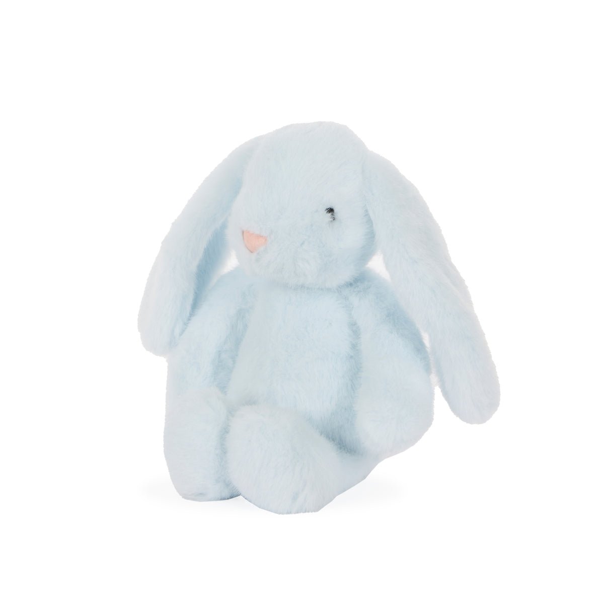 Jasper and Bunny sky blue plush toy, 30cm, front view