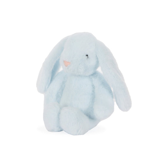Jasper and Bunny sky blue plush toy, 30cm, front view