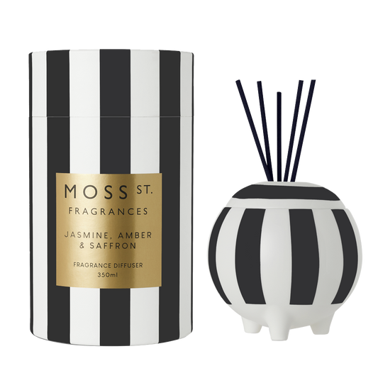 Moss St Jasmine, Amber and Saffron ceramic diffuser 350ml product photo