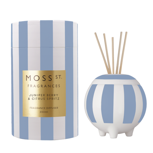 Moss St Juniper Berry and Citrus Spritz ceramic diffuser 350ml product photo