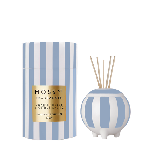 Moss St Juniper Berry and Citrus Spritz ceramic diffuser 100ml product photo