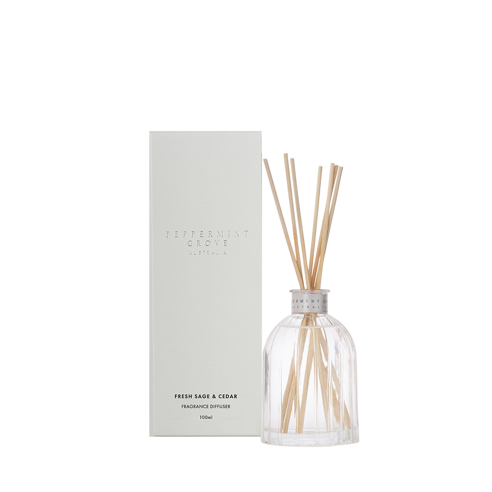 Peppermint Grove Fresh Sage and Cedar diffuser 100ml product photo