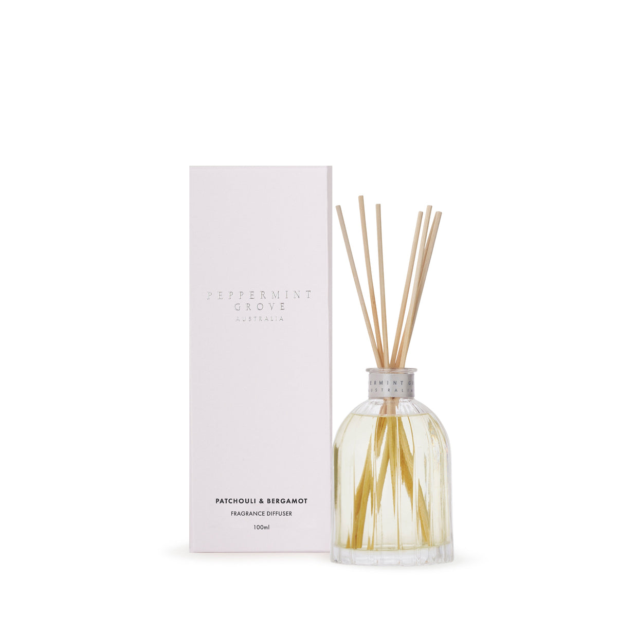 Peppermint Grove Patchouli and Bergamot diffuser, product photo