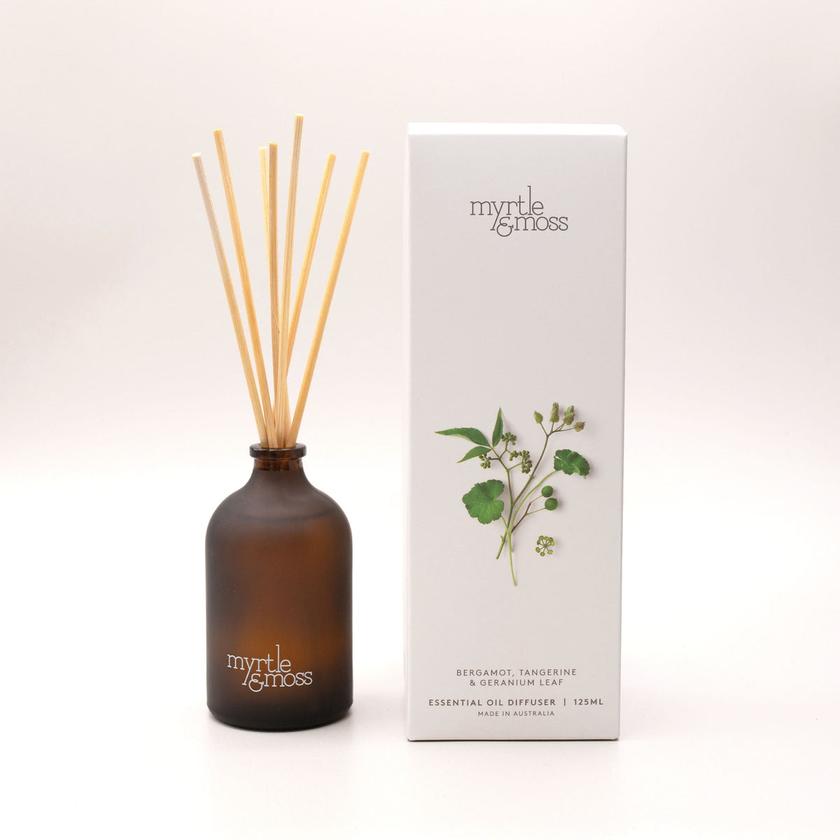 Myrtle & Moss Bergamot Rind, Tangerine & Geranium Leaf Essential Oil Diffuser 125ML