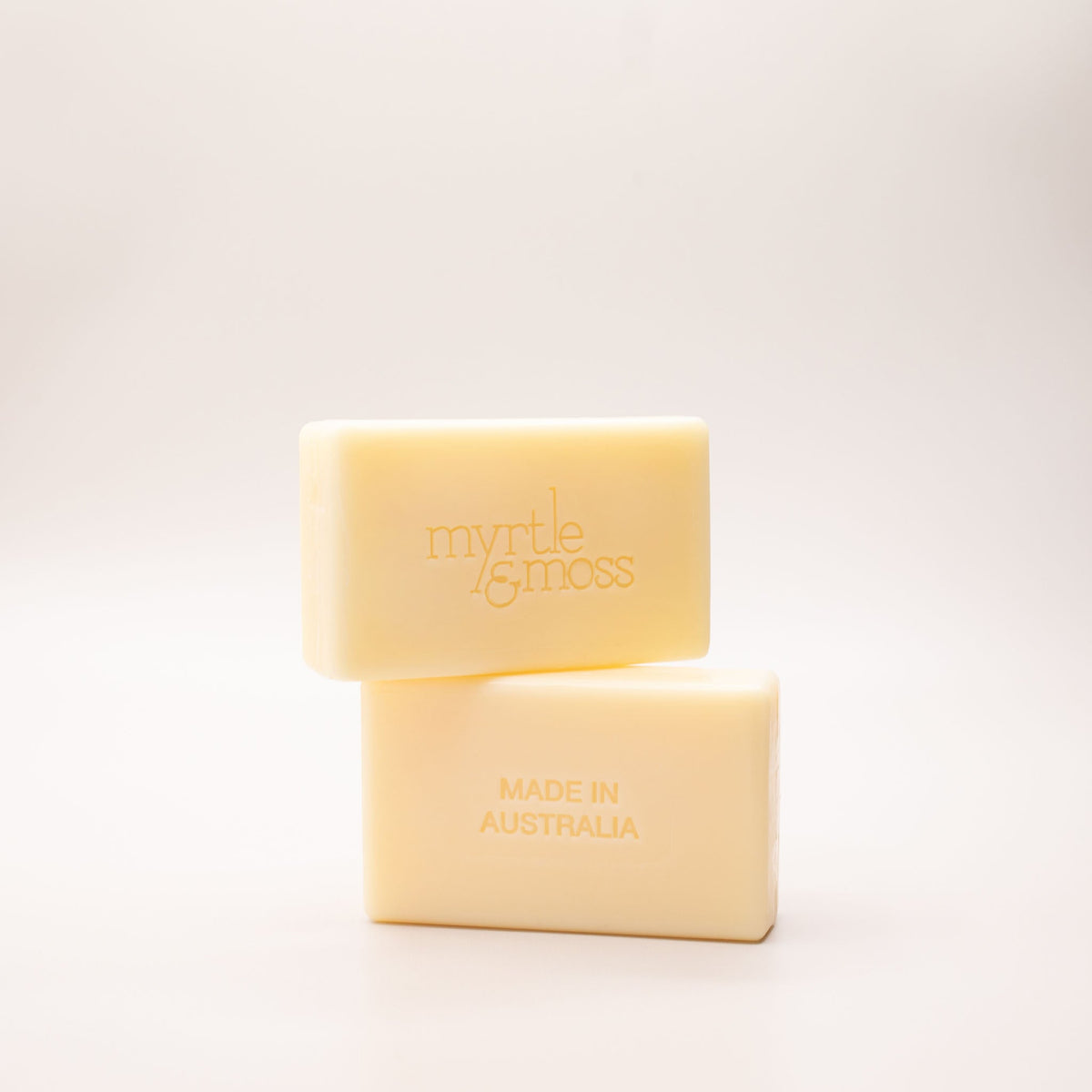 Myrtle & Moss Shea Butter Soap stack