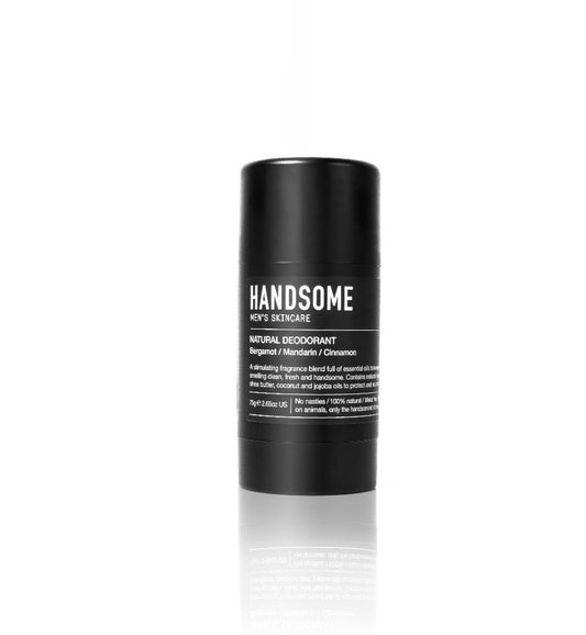 Handsome Men's Skincare Natural Deodorant 75g, front view