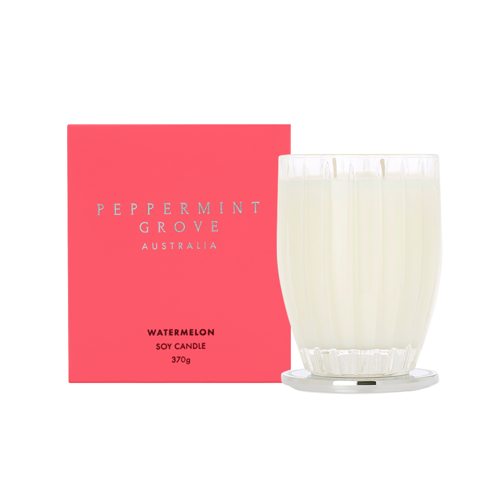Peppermint Grove Watermelon soy candle 370g product photo