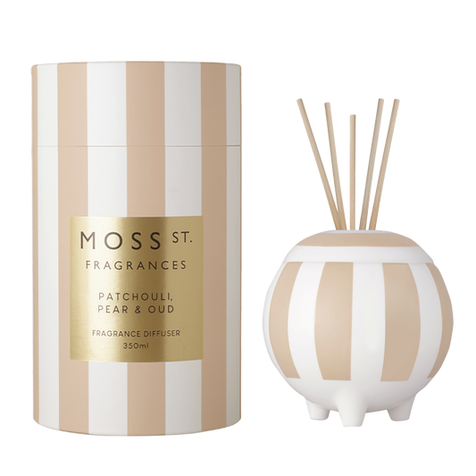 Moss St Patchouli, Pear and Oud ceramic diffuser 350ml product photo