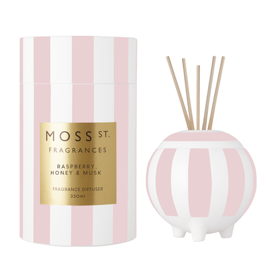 Moss St Raspberry, Honey and Musk ceramic diffuser 350ml product photo