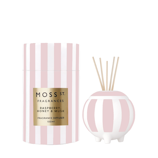 Moss St Raspberry, Honey and Musk ceramic diffuser 100ml product photo