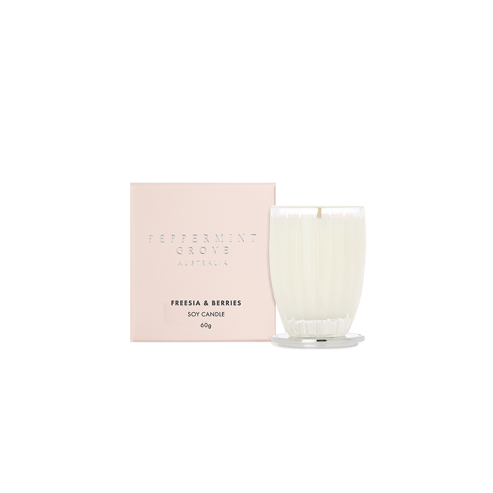 Peppermint Grove Fressia and Berries soy candle 60g product photo