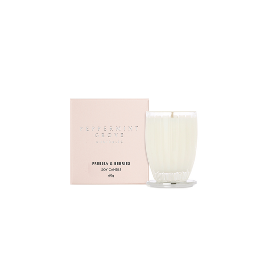 Peppermint Grove Fressia and Berries soy candle 60g product photo