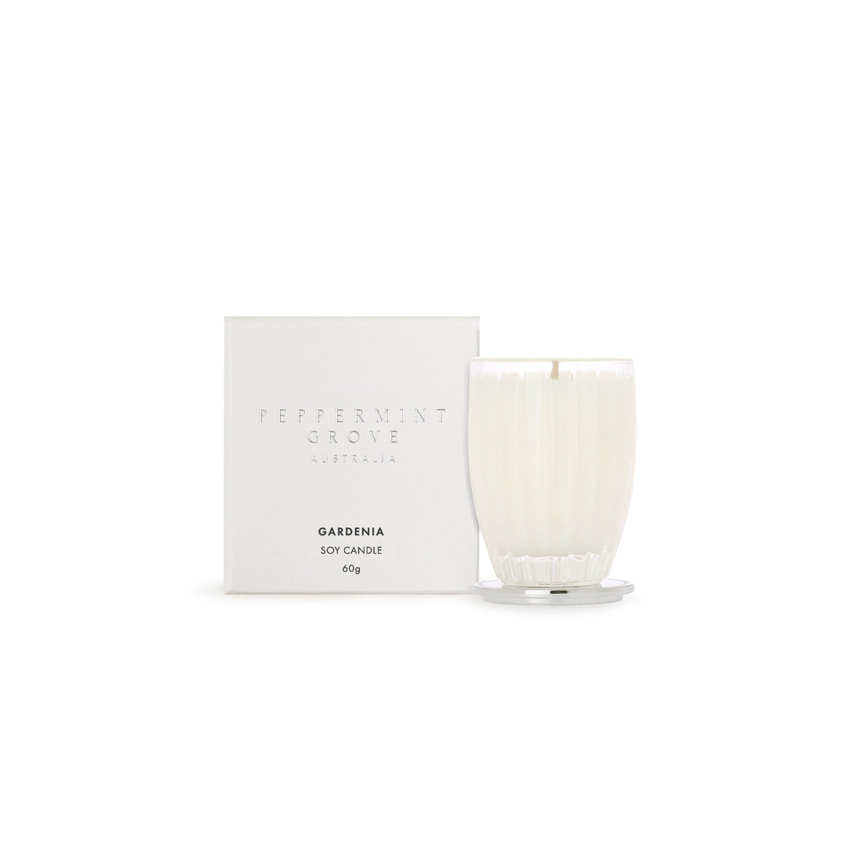 Peppermint Grove Gardenia small candle, product photo