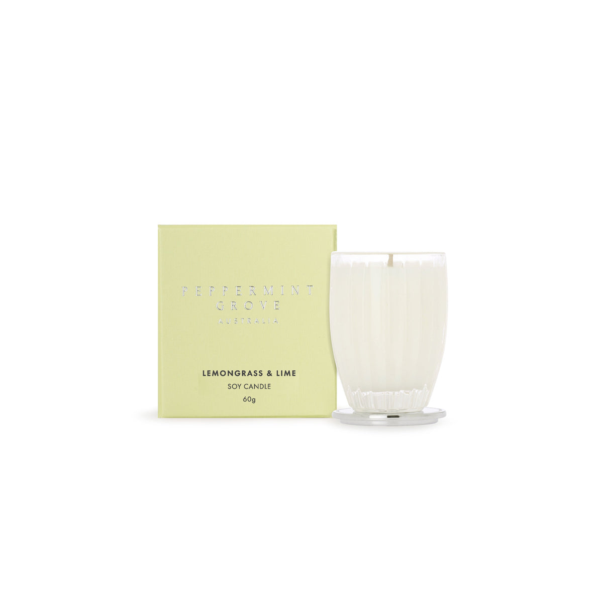 Peppermint Grove Lemongrass and Lime small candle, product photo