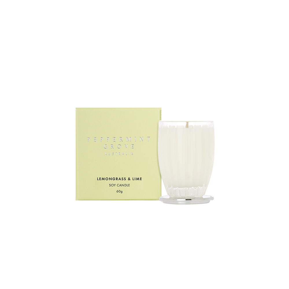 Peppermint Grove Lemongrass and Lime soy candle 60g product photo