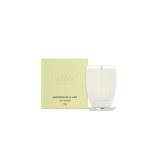 Peppermint Grove Lemongrass and Lime soy candle 60g product photo